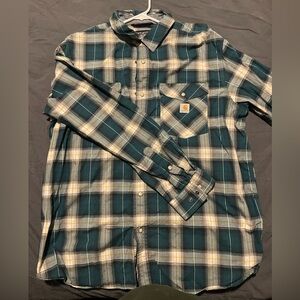 Men’s carhartt plaid shirt